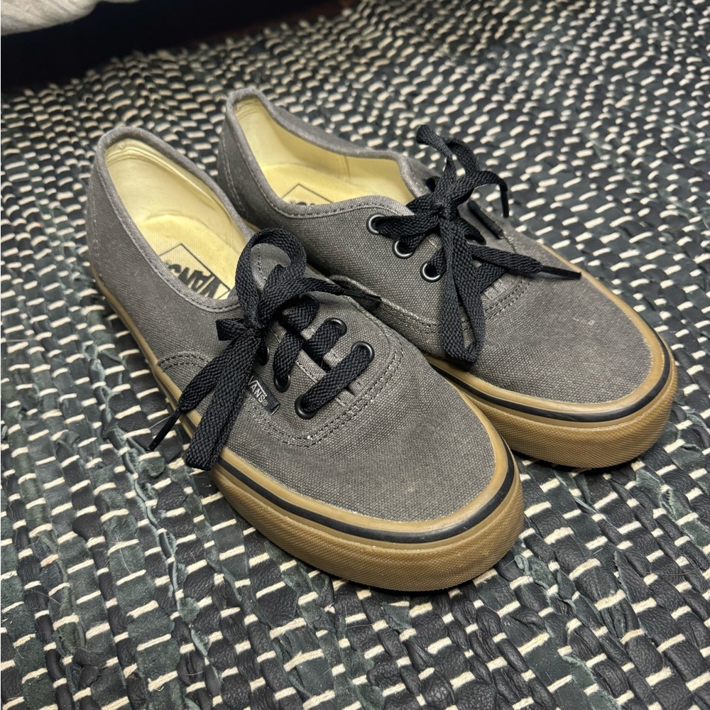 Vans Grey/Gum Authentic Sneakers 7.5W